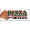 Signmission PIZZA by the SLICE BANNER SIGN shop new signs B-96 Pizza by the Slice - alternate 1